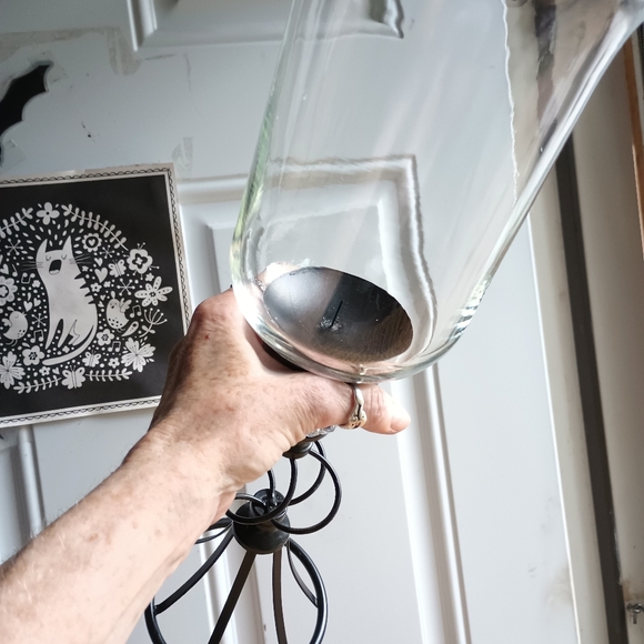 Large Vintage Candle Holder - Picture 2 of 8